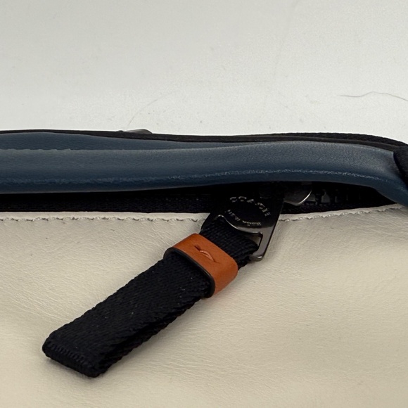 Genuine Men's COACH North South ColorBlock Leather Belt Bag Pouch Wallet - Picture 11 of 14